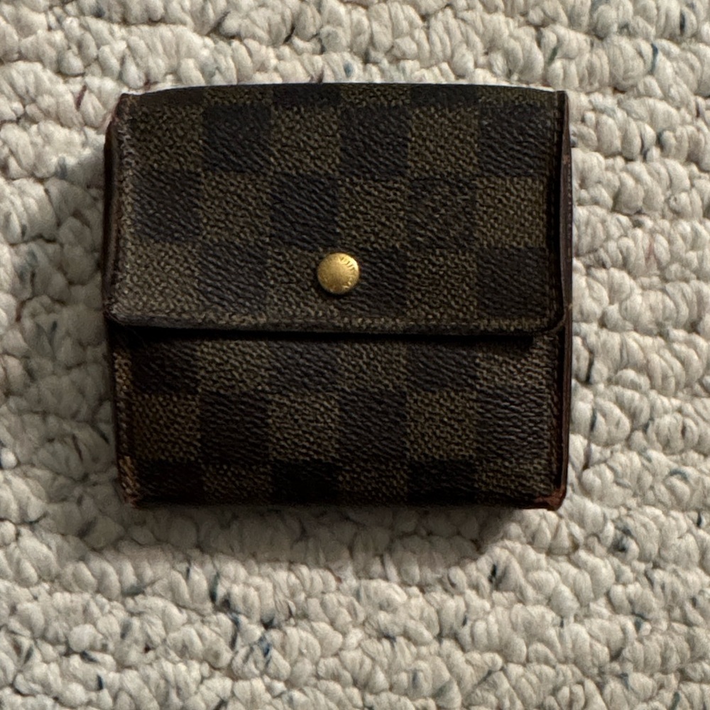 Louis Vuitton Damier Ebene Elise Wallet